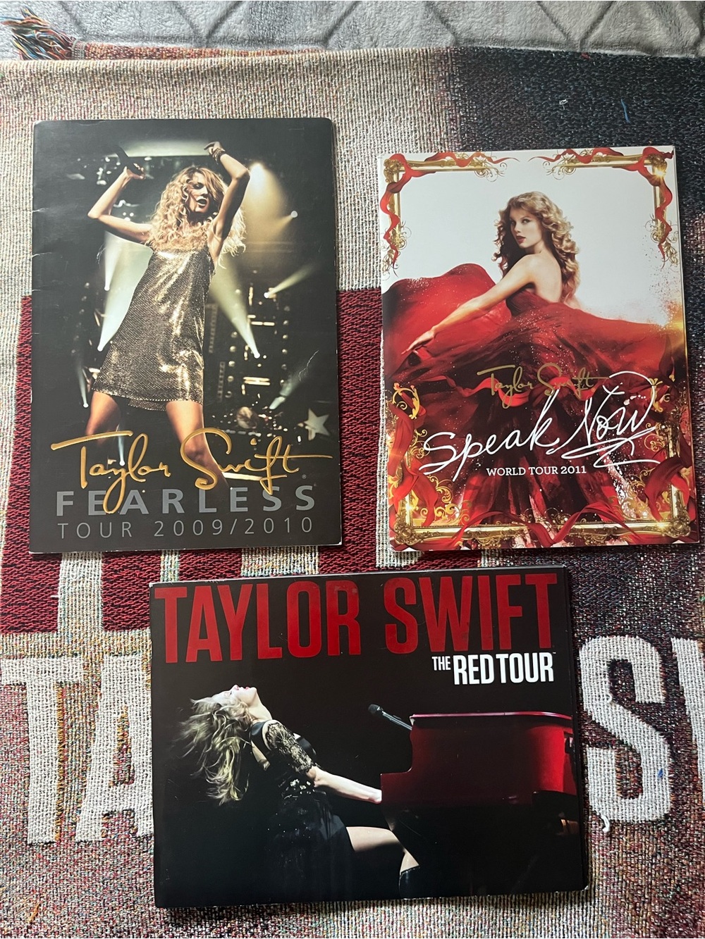 Rare Taylor Swift Tour Program Book Collection Fearless Red Speak Now